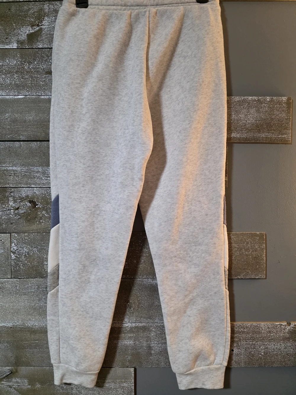 Moral Fiber Heather Gray and Navy Chevron Kids Pajama Set